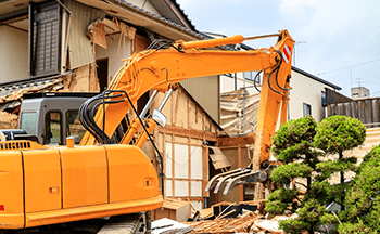 「建物の解体と売却を含めてサポートします」画像